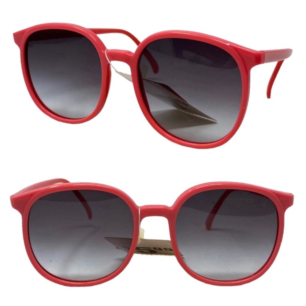 NEW Vintage 1970s Coral Oversized Sunglasses
